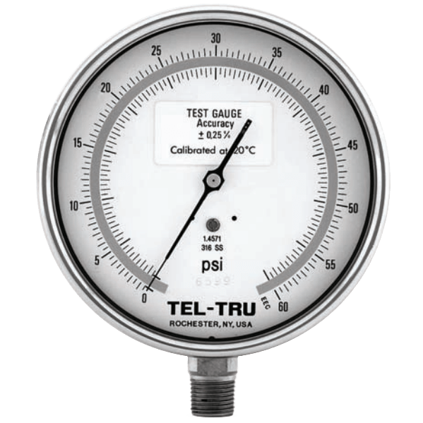 Tel-Tru 0.25% Test Gauge, Model 42